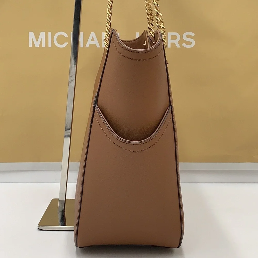 MICHAEL KORS Large Saffiano Leather Shoulder Bag